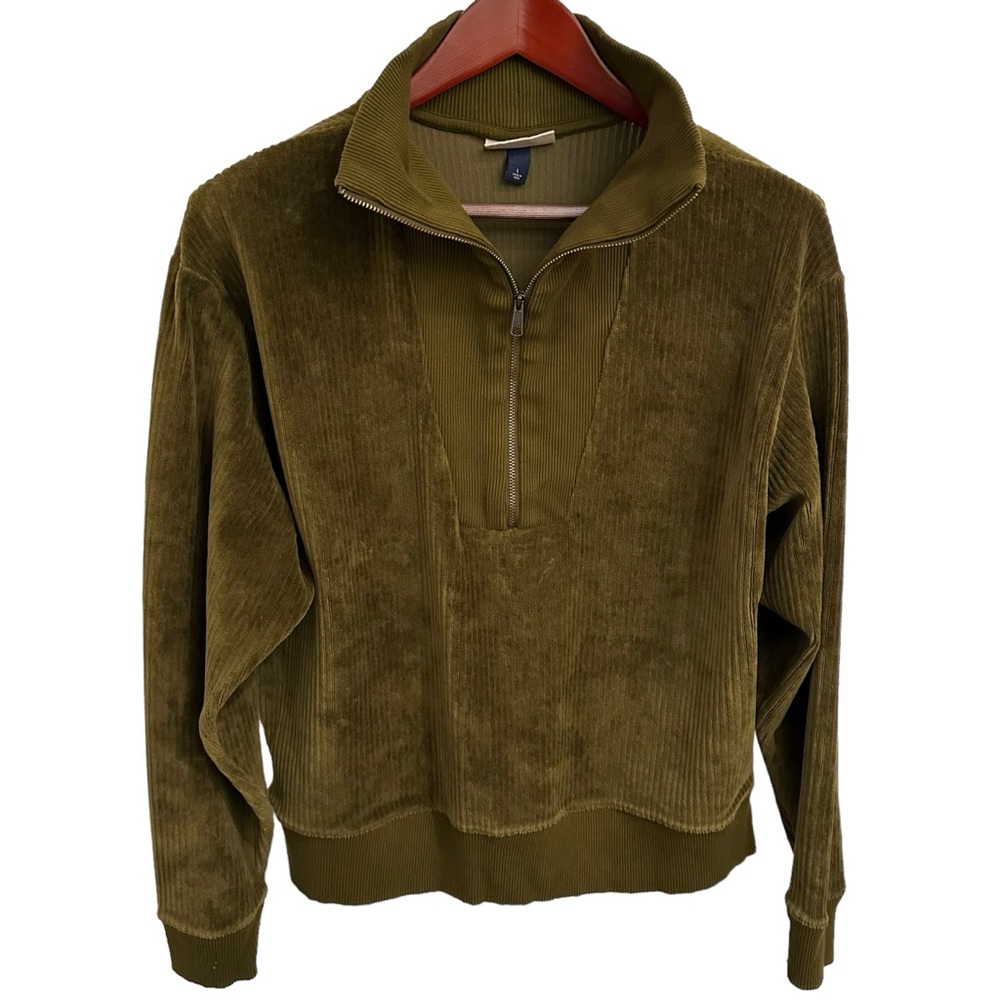 Universal Thread Zip Neck Pullover L - image 2